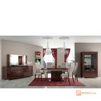 Комплект мебели в столовую комнату, современный стиль PRESTIGE UMBER BIRCH
